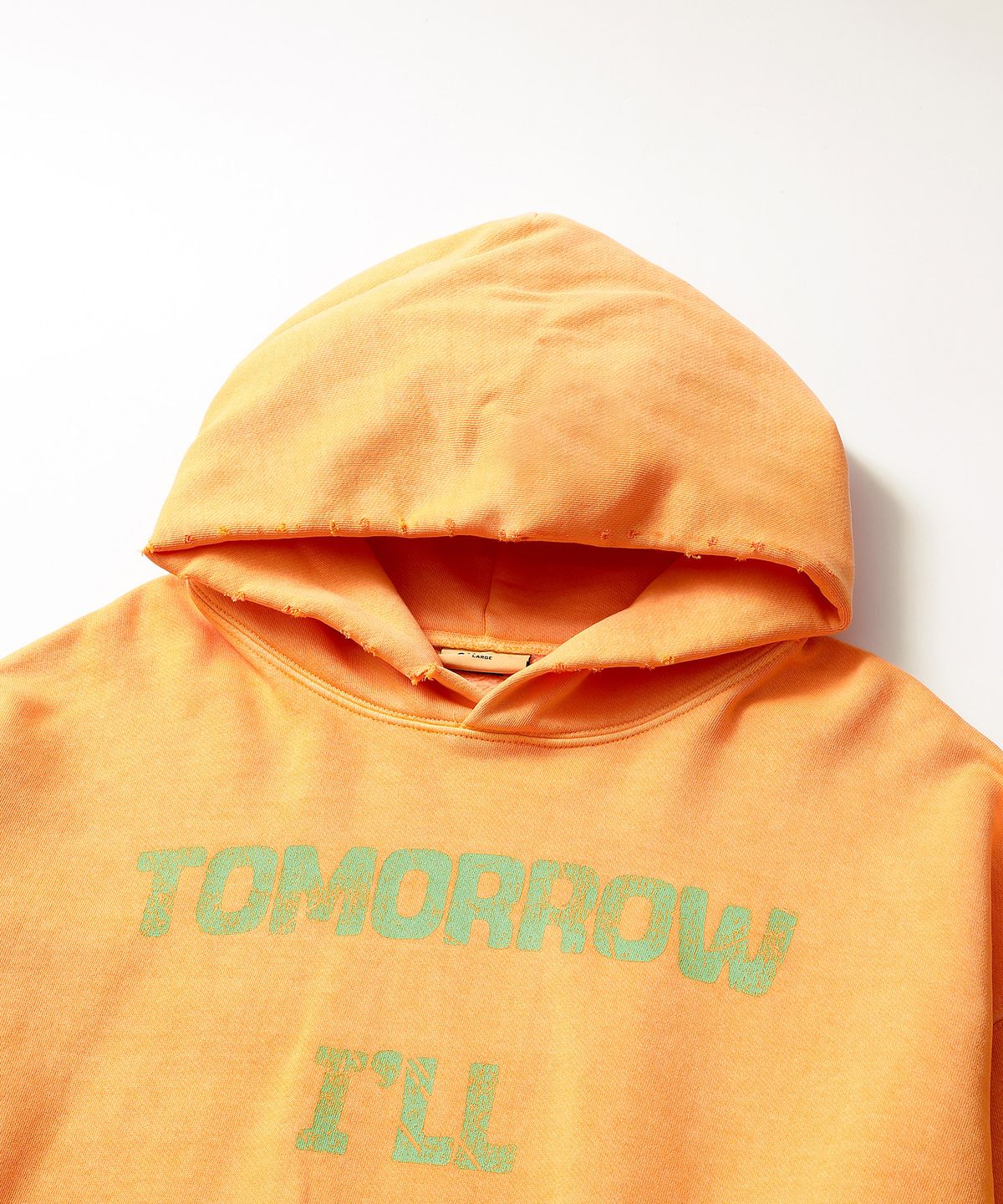 씨에이치사공사(CH.404) TOMORROW PIGMENT HOODIE YELLOW