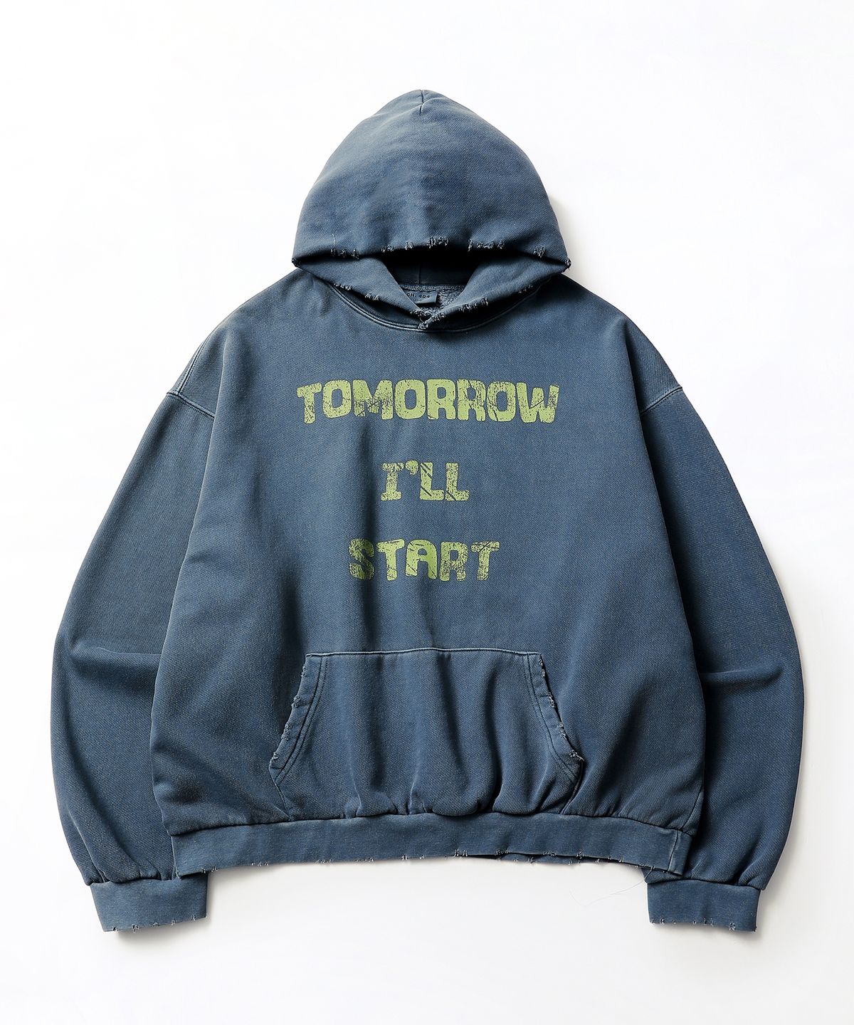 씨에이치사공사(CH.404) TOMORROW PIGMENT HOODIE NAVY