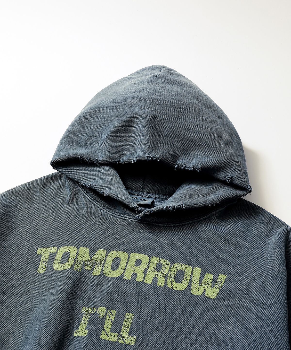 씨에이치사공사(CH.404) TOMORROW PIGMENT HOODIE NAVY