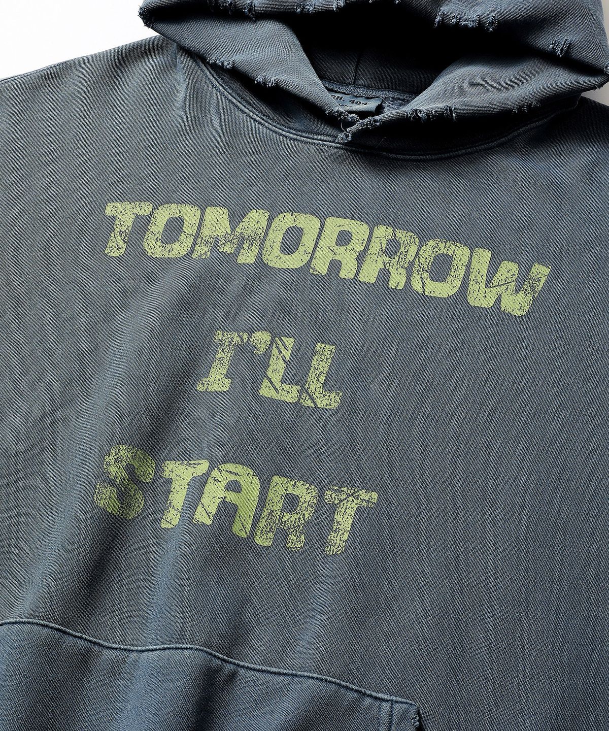 씨에이치사공사(CH.404) TOMORROW PIGMENT HOODIE NAVY