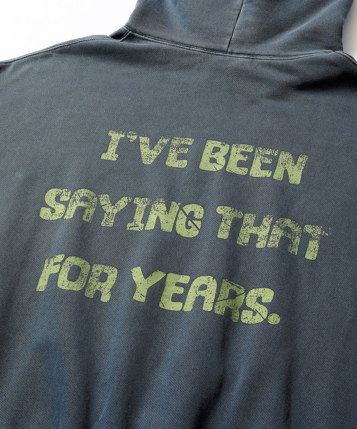 씨에이치사공사(CH.404) TOMORROW PIGMENT HOODIE NAVY
