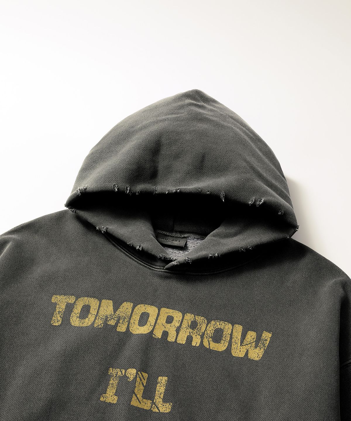 씨에이치사공사(CH.404) TOMORROW PIGMENT HOODIE BLACK