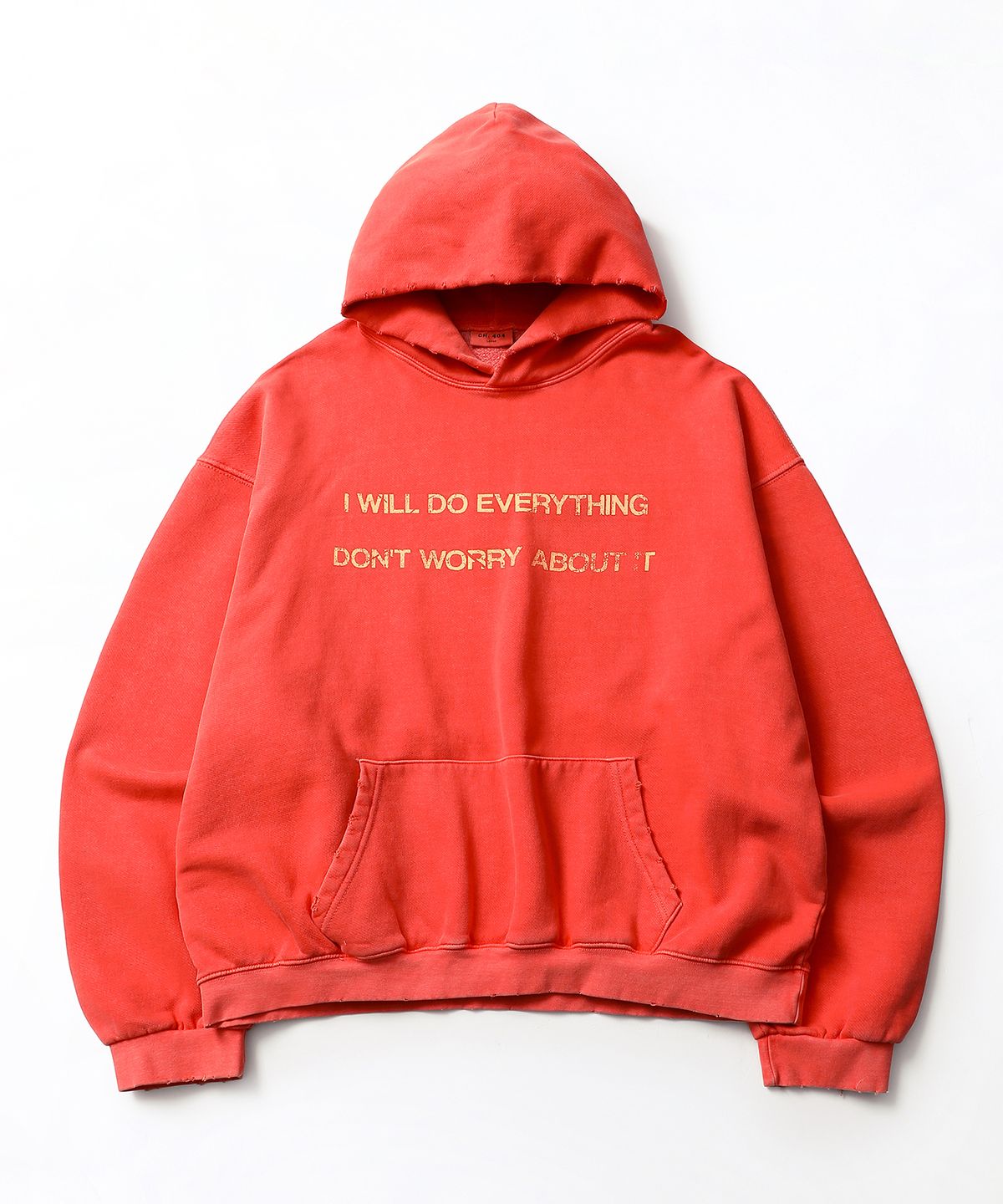 씨에이치사공사(CH.404) I DID DID I PIGMENT HOODIE RED