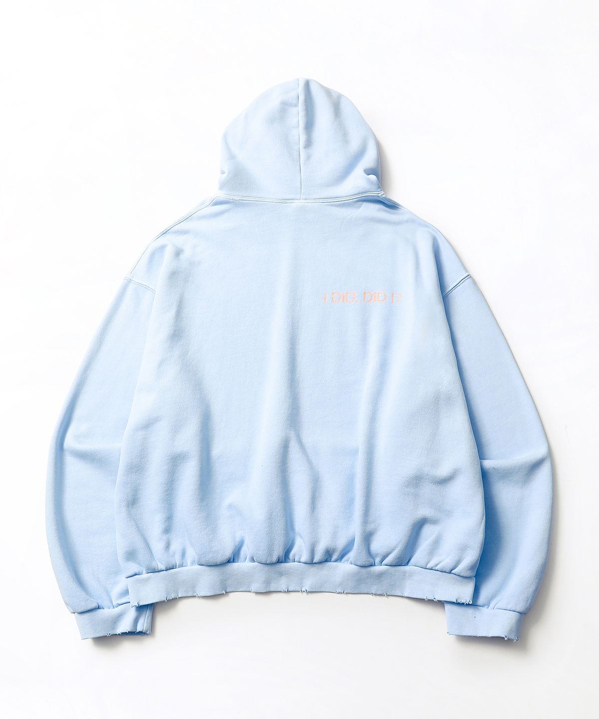 씨에이치사공사(CH.404) I DID DID I PIGMENT HOODIE BLUE