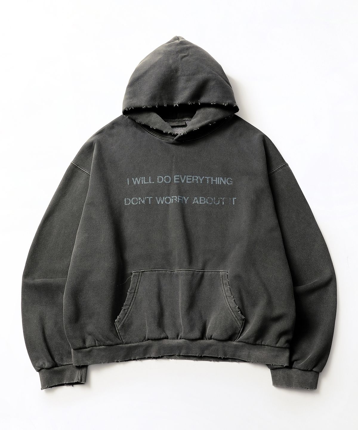 씨에이치사공사(CH.404) I DID DID I PIGMENT HOODIE BLACK
