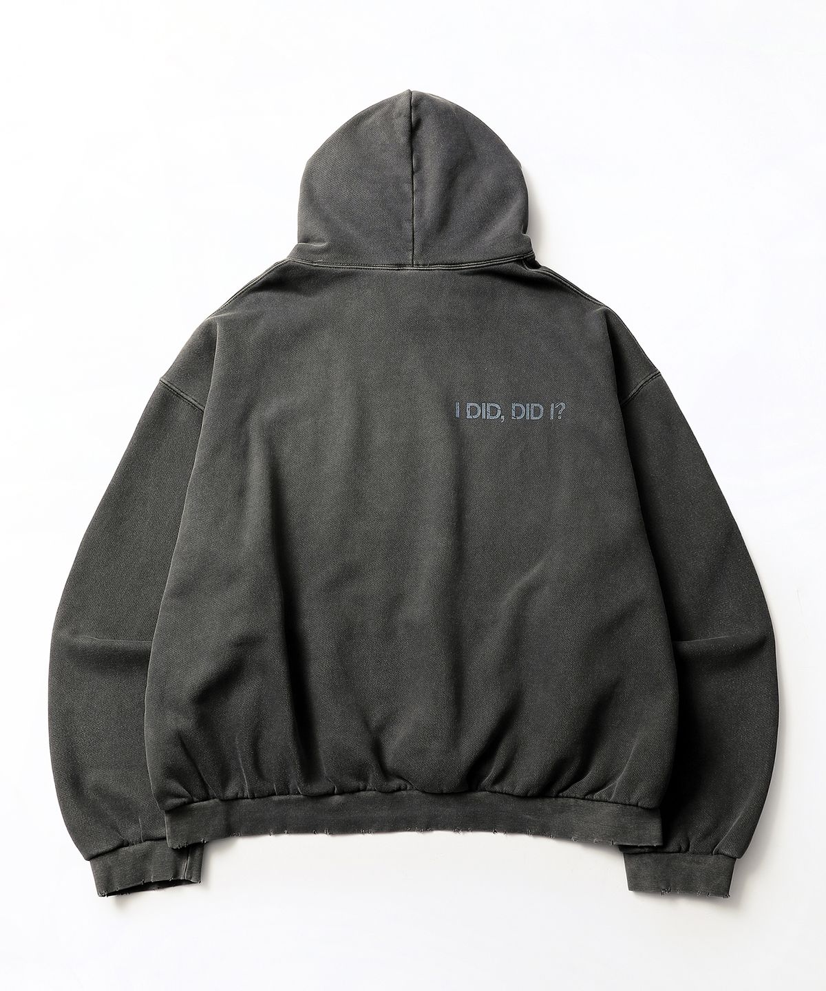 씨에이치사공사(CH.404) I DID DID I PIGMENT HOODIE BLACK