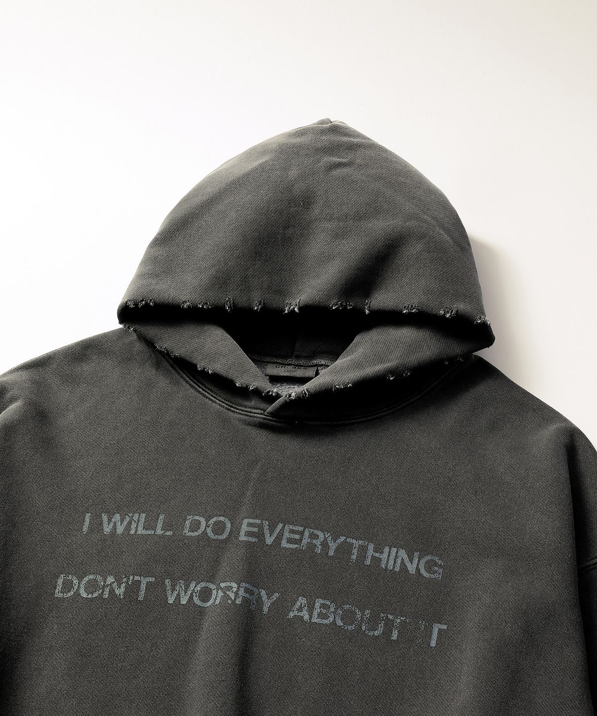씨에이치사공사(CH.404) I DID DID I PIGMENT HOODIE BLACK