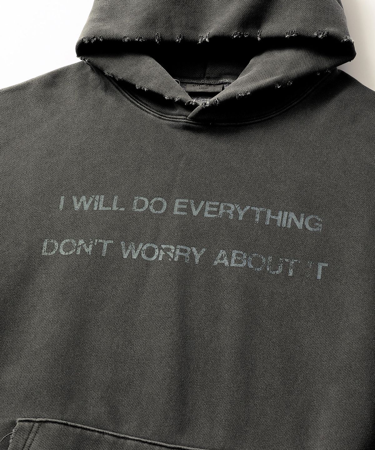씨에이치사공사(CH.404) I DID DID I PIGMENT HOODIE BLACK