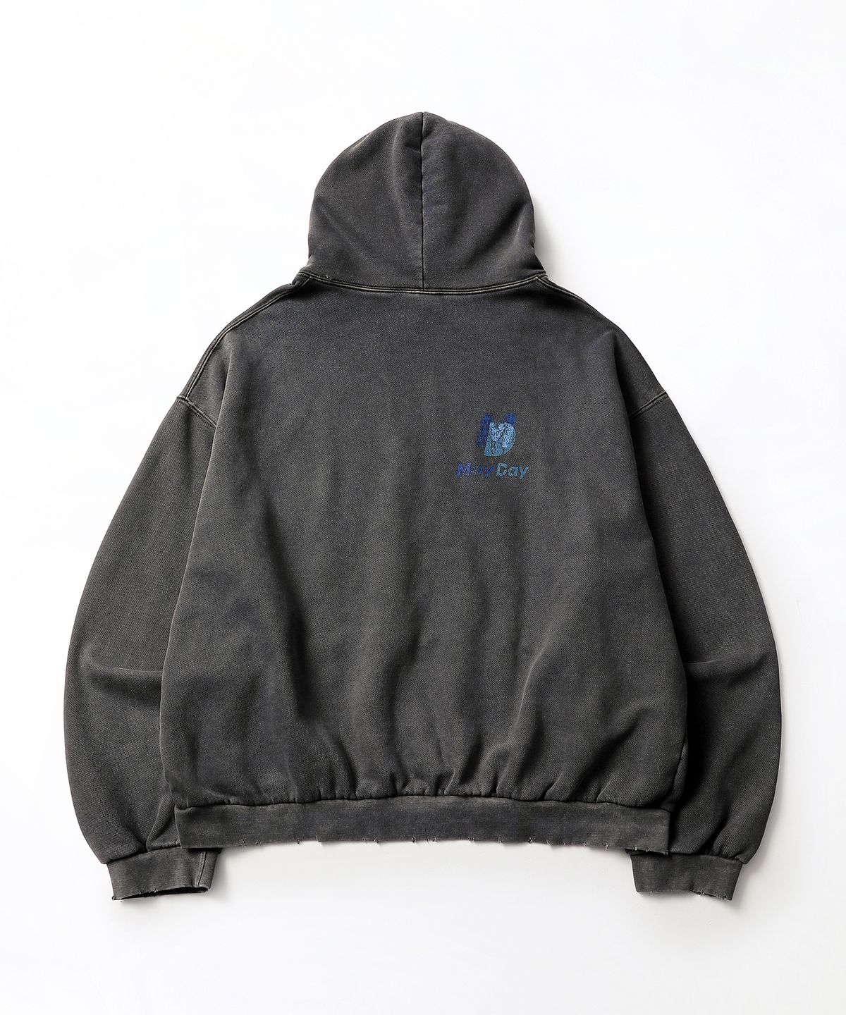 씨에이치사공사(CH.404) PAY DAY PIGMENT HOODIE BLACK