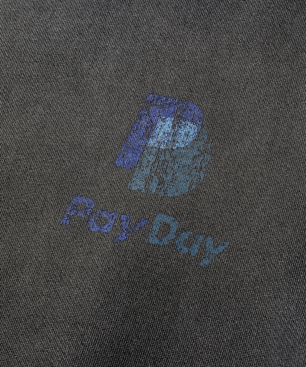 씨에이치사공사(CH.404) PAY DAY PIGMENT HOODIE BLACK