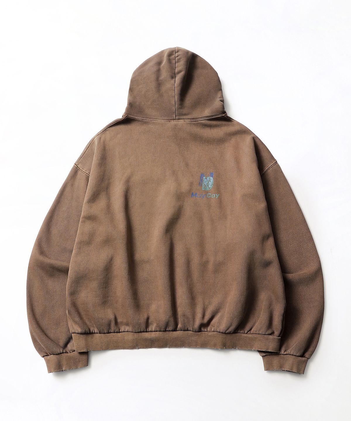 씨에이치사공사(CH.404) PAY DAY PIGMENT HOODIE BROWN