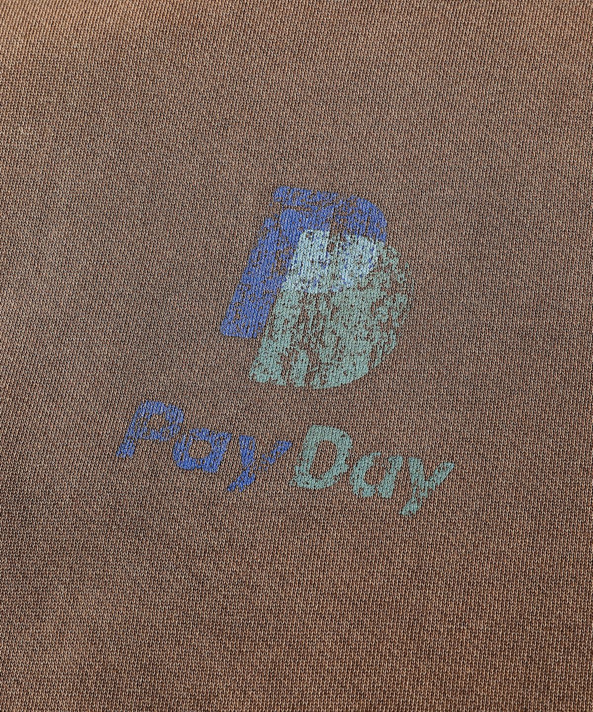 씨에이치사공사(CH.404) PAY DAY PIGMENT HOODIE BROWN