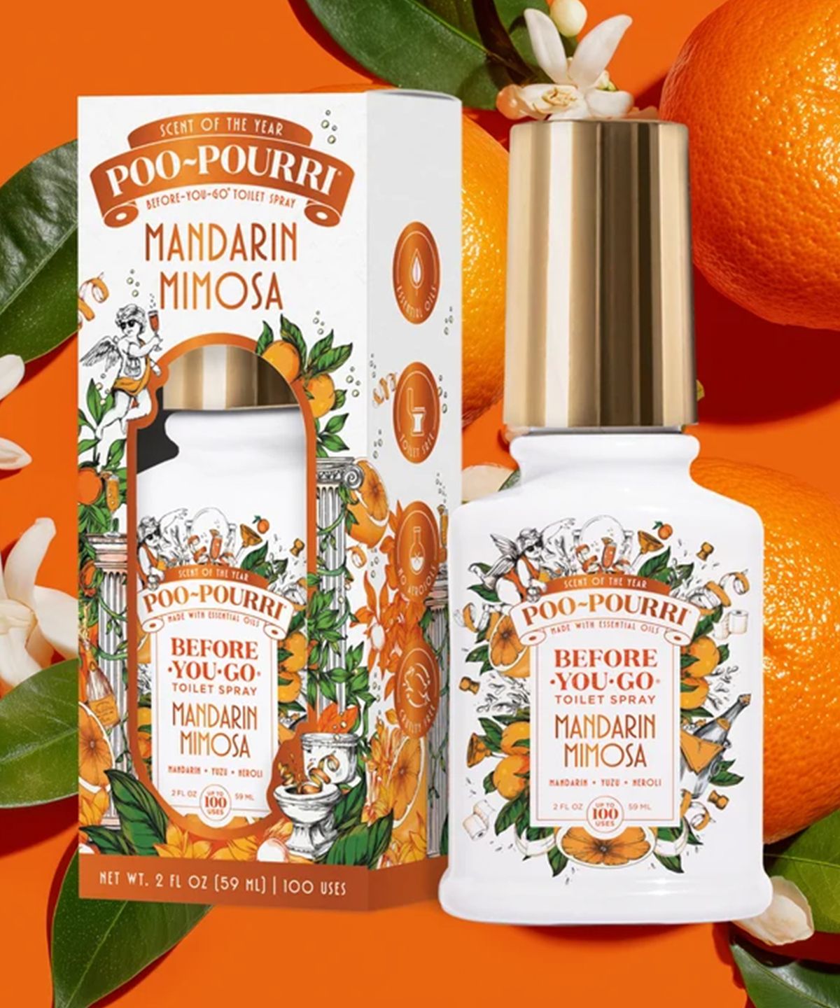 푸푸리(POOPOURRI) 토일렛퍼퓸 59ml 만다린 미모사