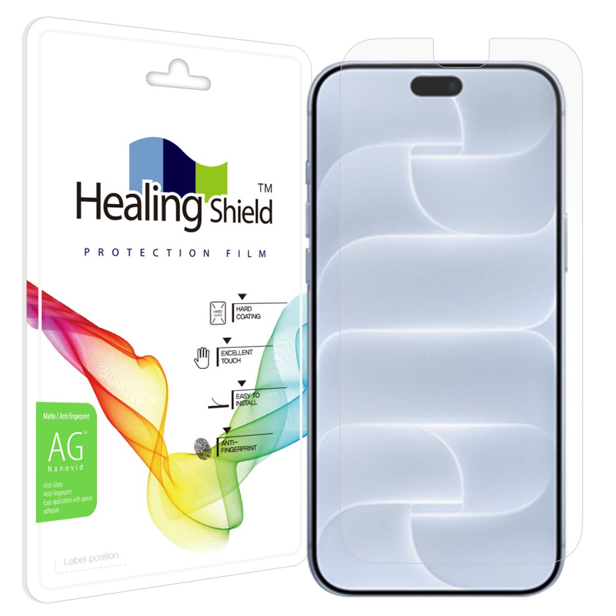 힐링쉴드(HEALINGSHIELD) 아이폰18 프로맥스 저반사 지문방지 액정보호필름 1매