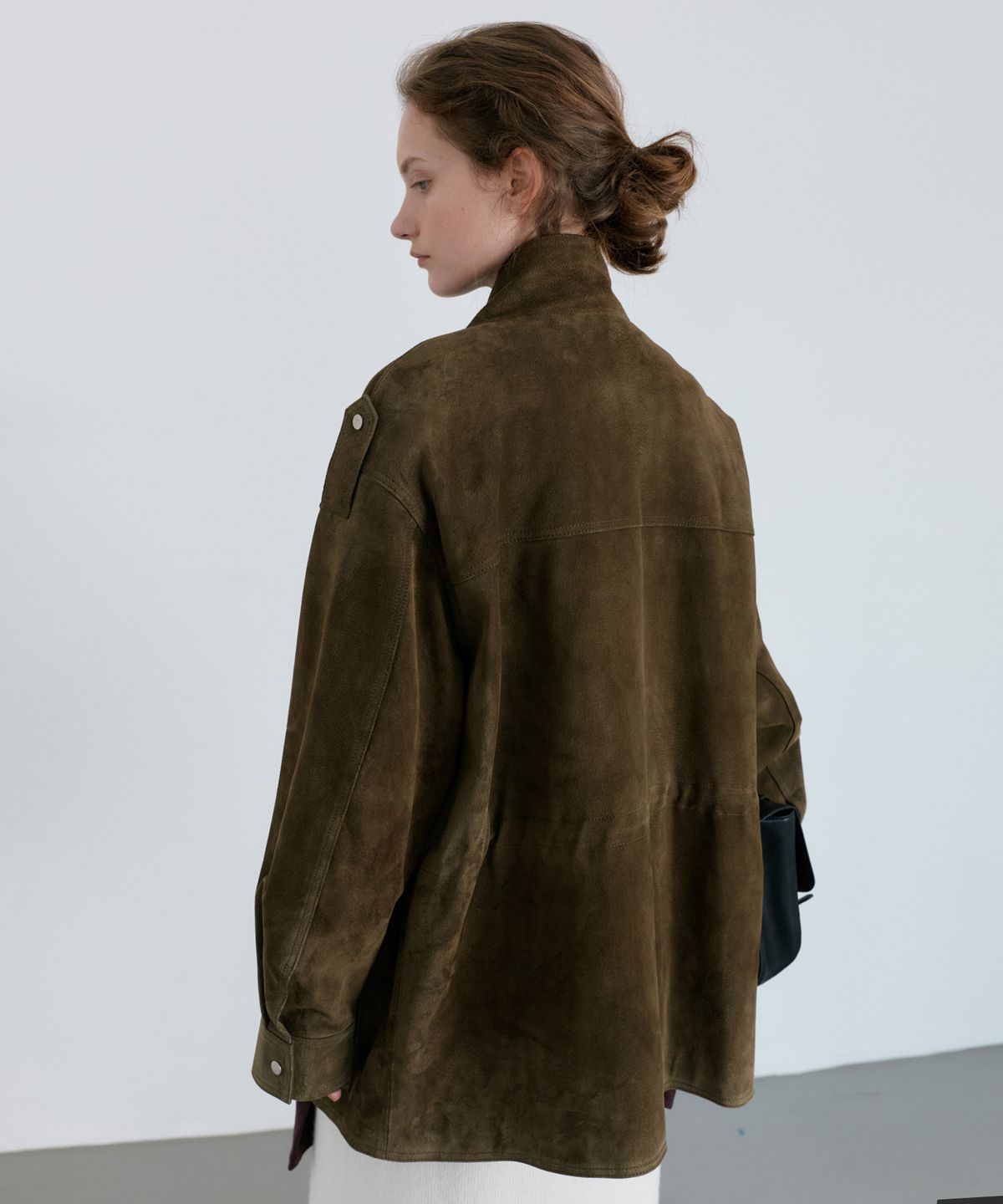 유라고(URAGO) Suede half jacket