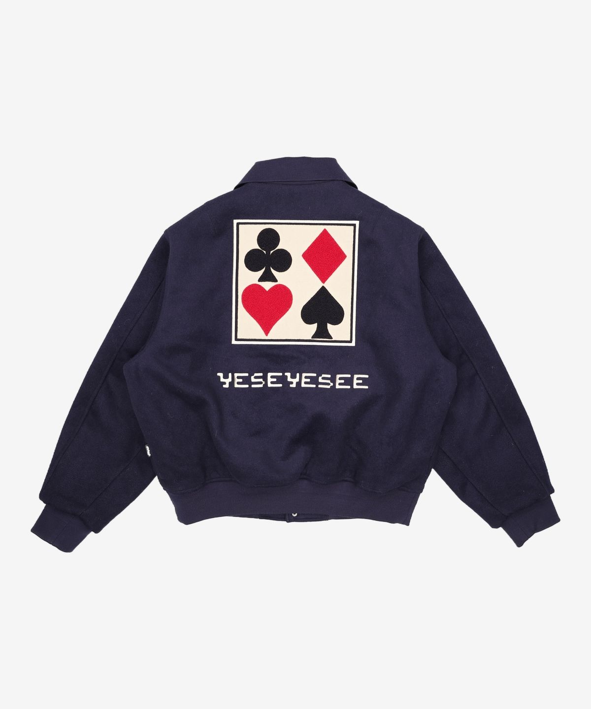 예스아이씨(YESEYESEE) Poker Varsity Jacket L