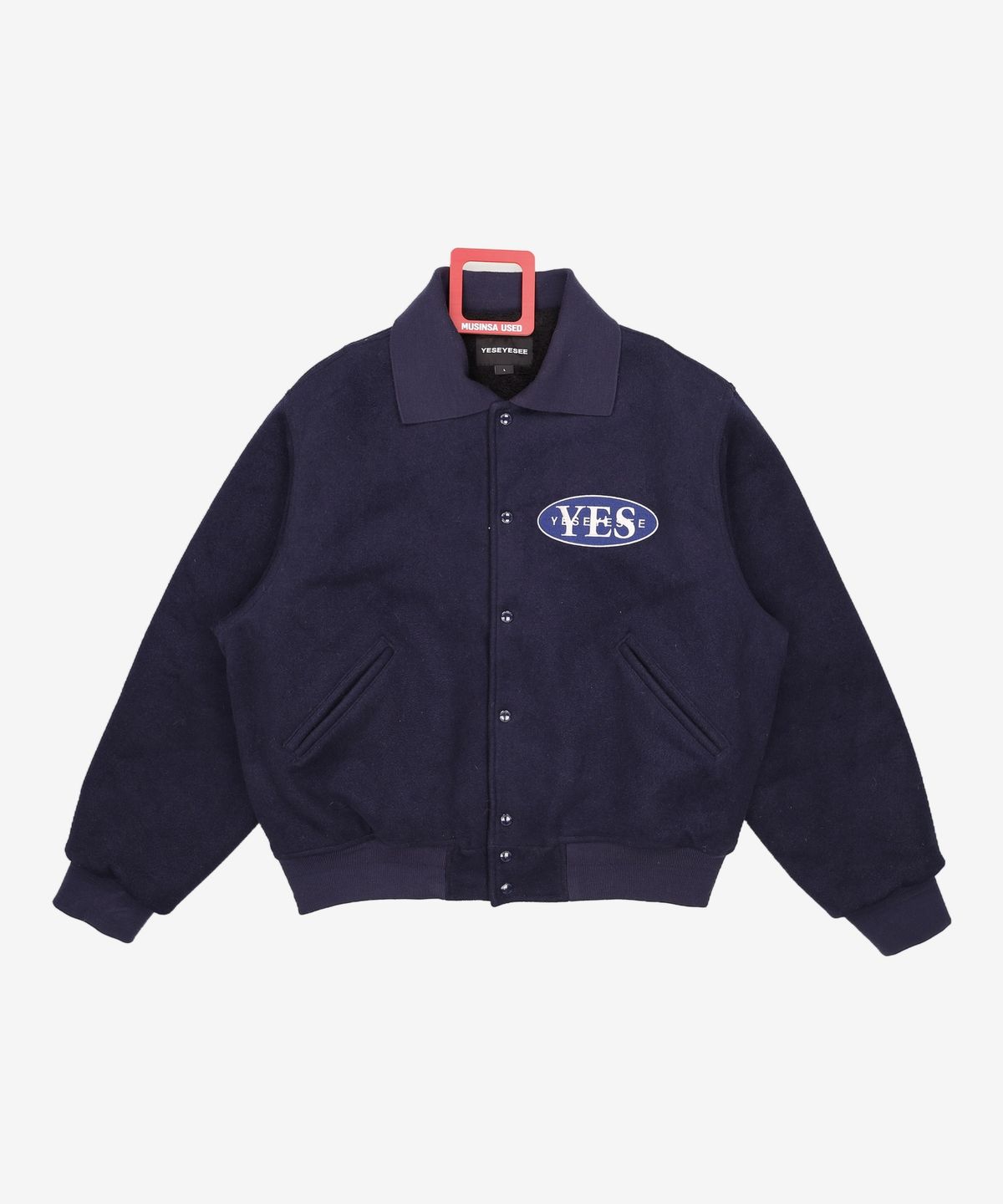 예스아이씨(YESEYESEE) Poker Varsity Jacket L