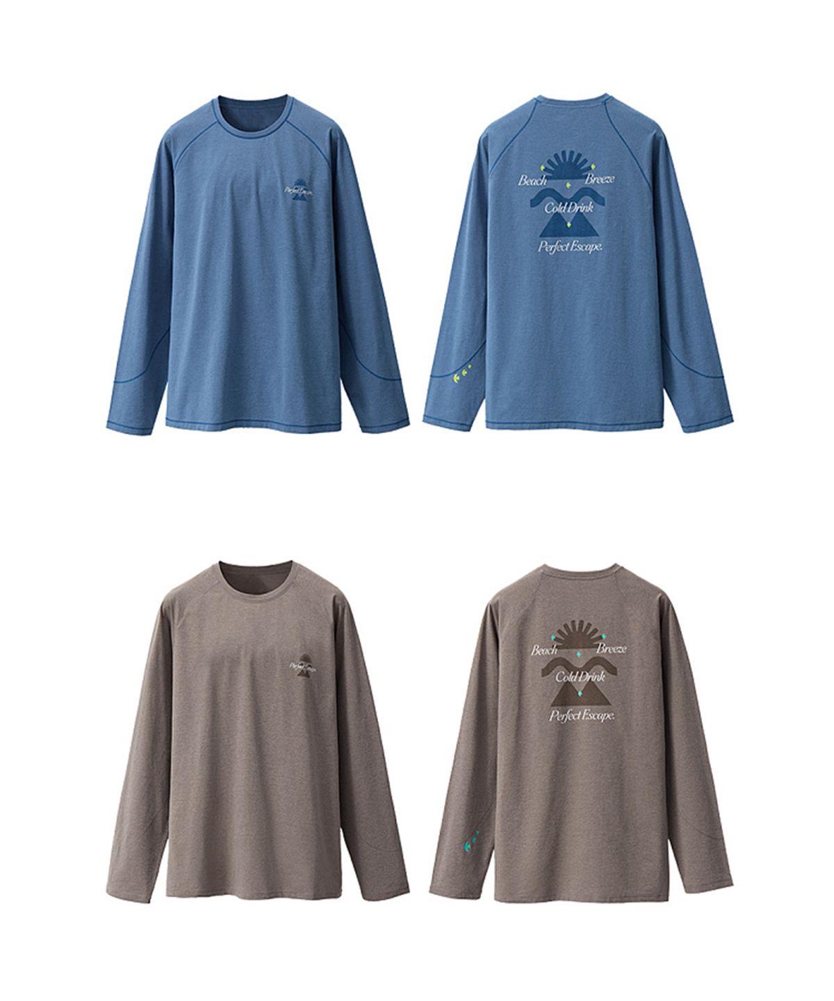 버튼서울(BUTTON SEOUL) 퍼펙트 이스케이프 그래픽 롱슬리브 (2 COLOR)