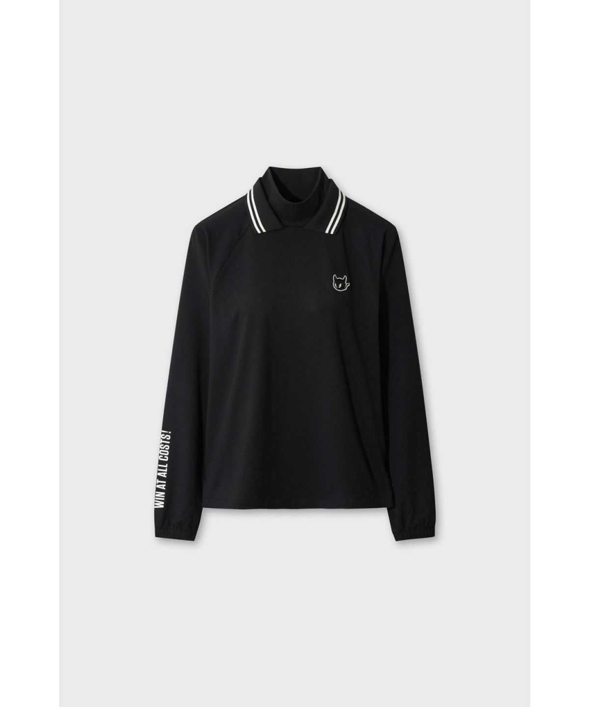 왁(WAAC) Women Fleece High Neck Pullover WWTBW26701BKX