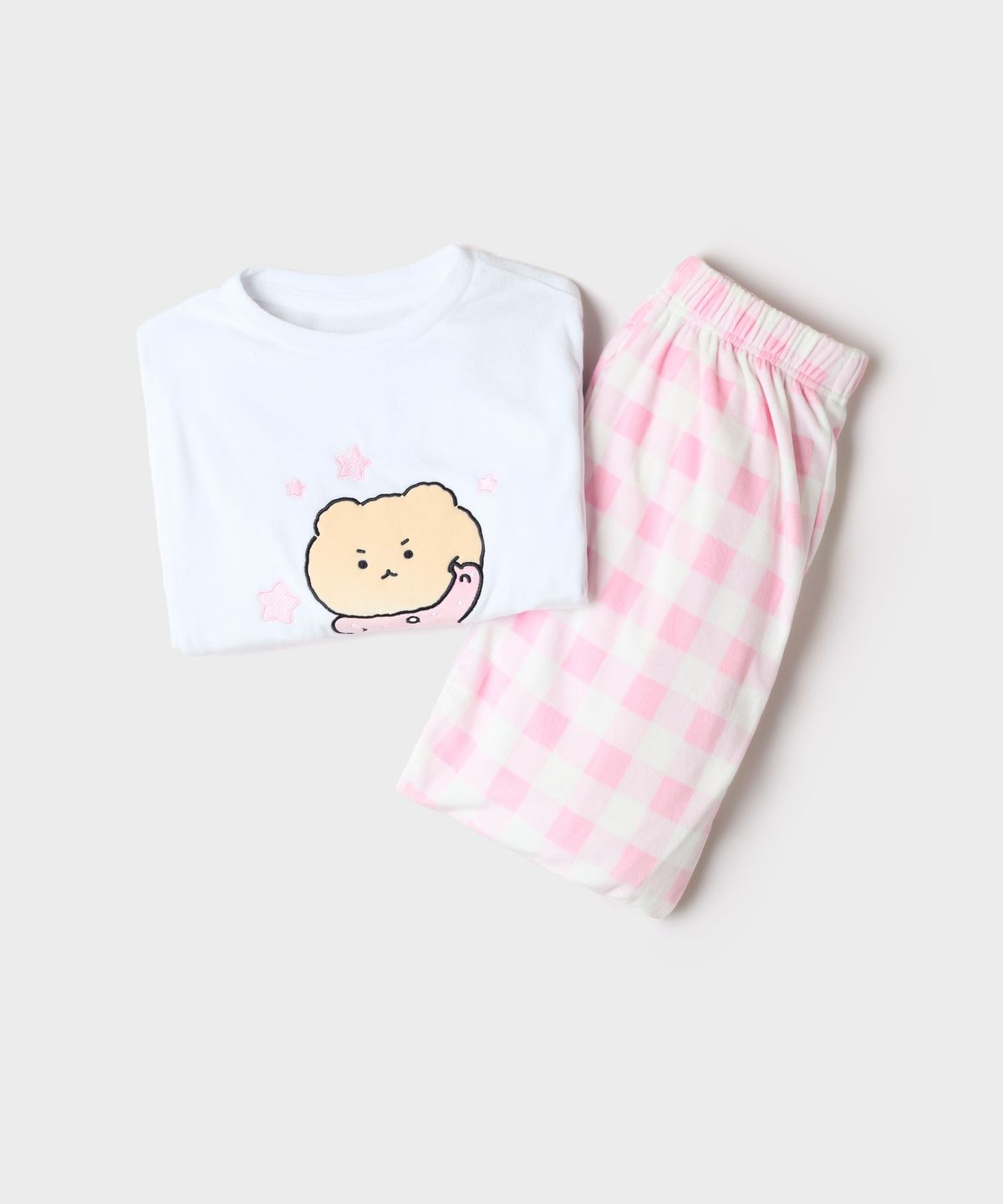 스파오 키즈(SPAO KIDS) [키즈] (망그러진곰) 라운드넥 파자마(Pink)_SPPPG4TKU2
