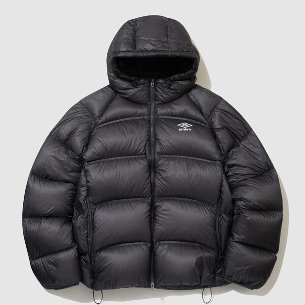 엄브로(UMBRO) 엑스레이 후디드 미들 다운 차콜 UR421CDJN5