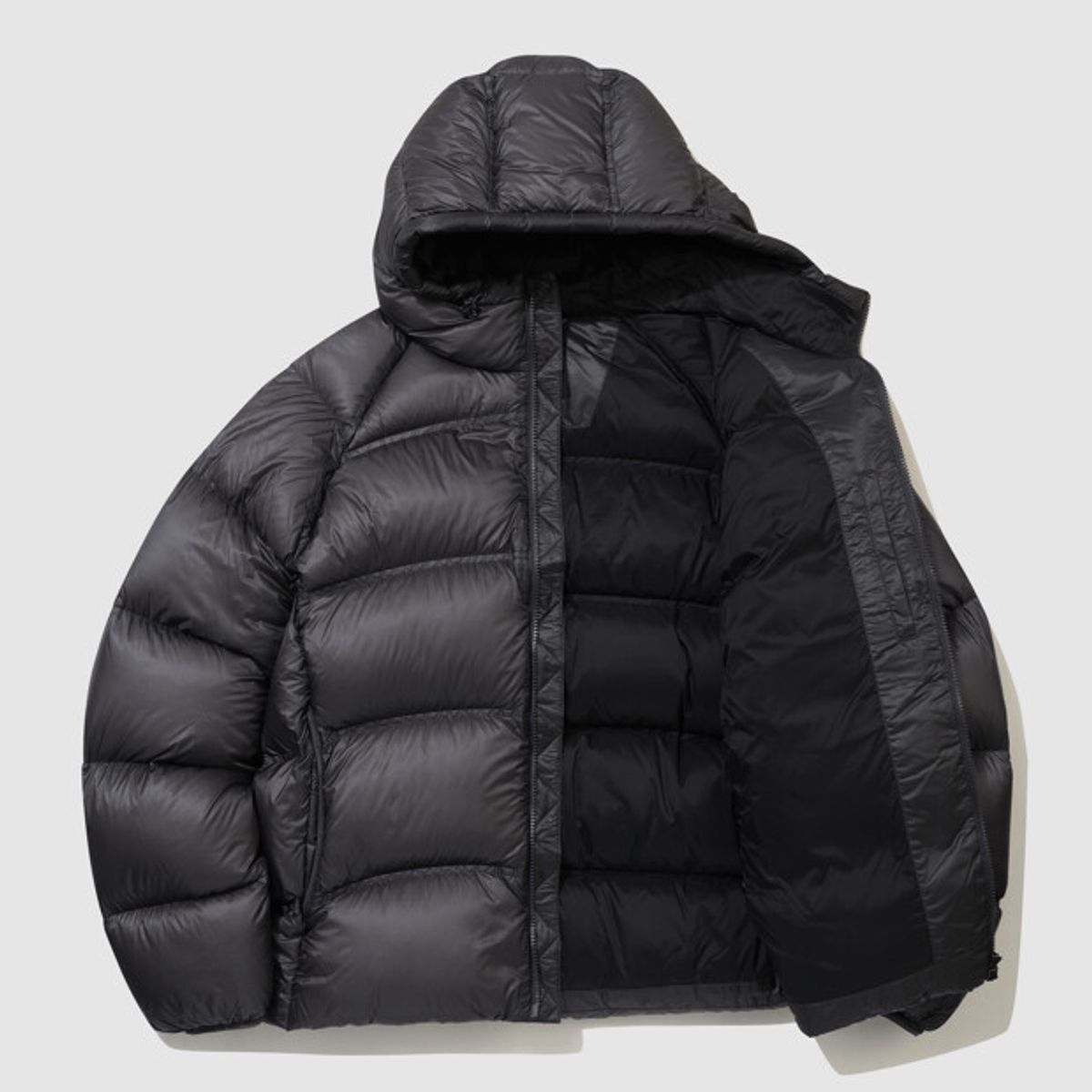 엄브로(UMBRO) 엑스레이 후디드 미들 다운 차콜 UR421CDJN5