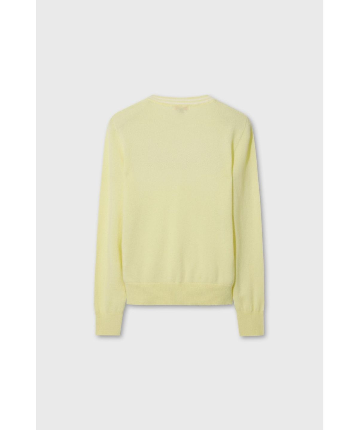 왁(WAAC) WTO Women Cashmere Wholegarment Cardigan WWWAW26731YEL