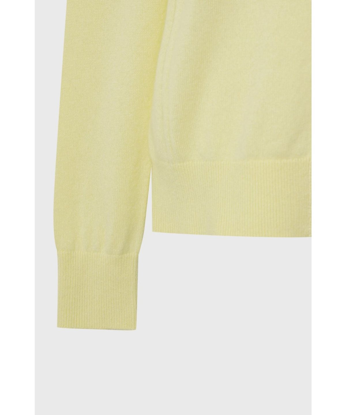 왁(WAAC) WTO Women Cashmere Wholegarment Cardigan WWWAW26731YEL