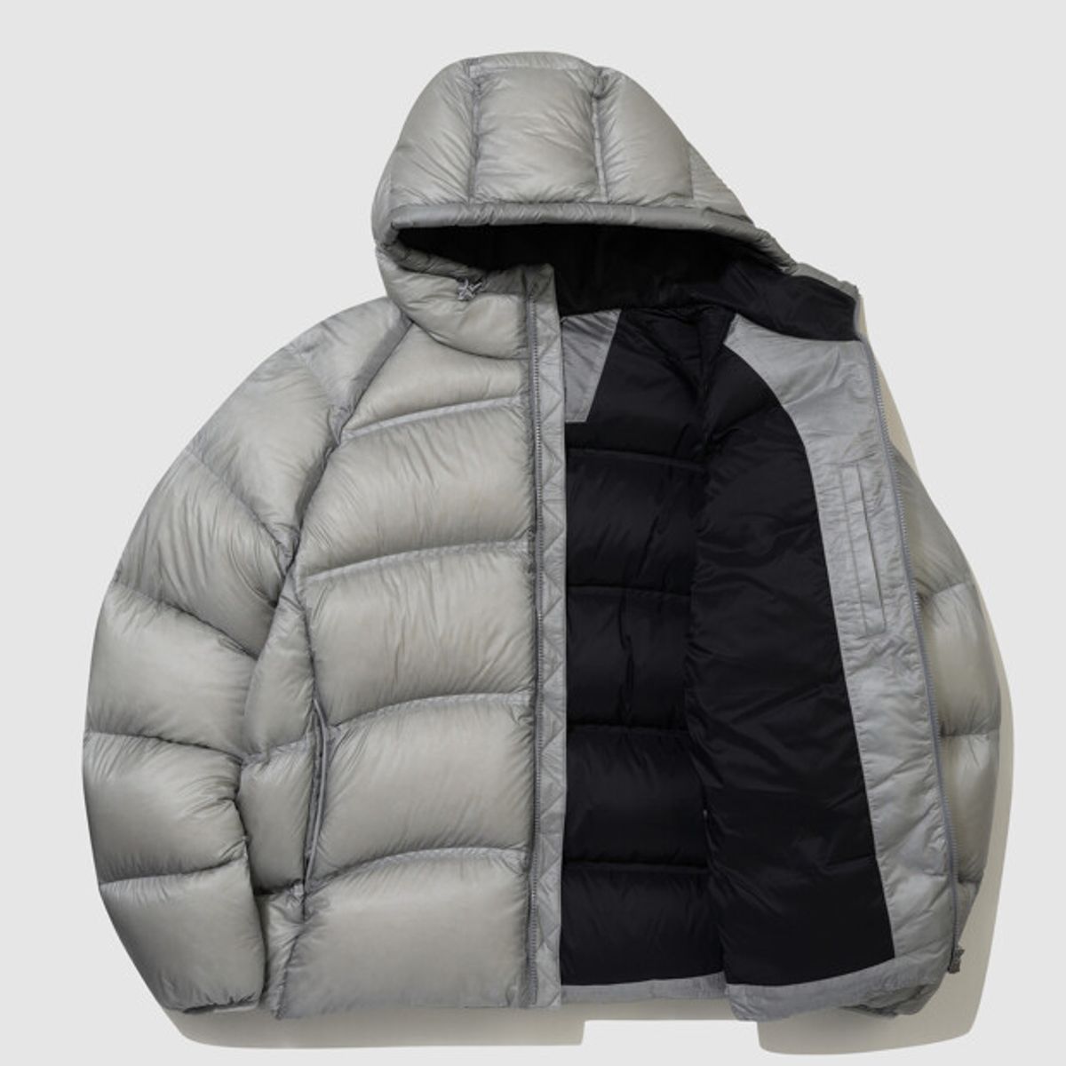 엄브로(UMBRO) 엑스레이 후디드 미들 다운 그레이 UR421CDJN5