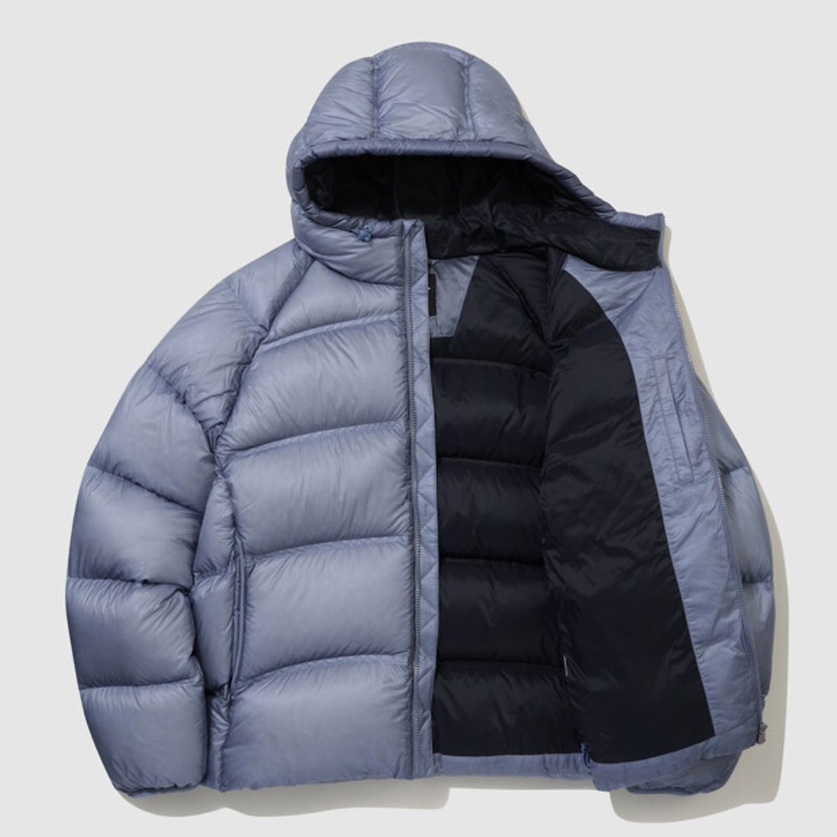 엄브로(UMBRO) 엑스레이 후디드 미들 다운 블루 UR421CDJN5