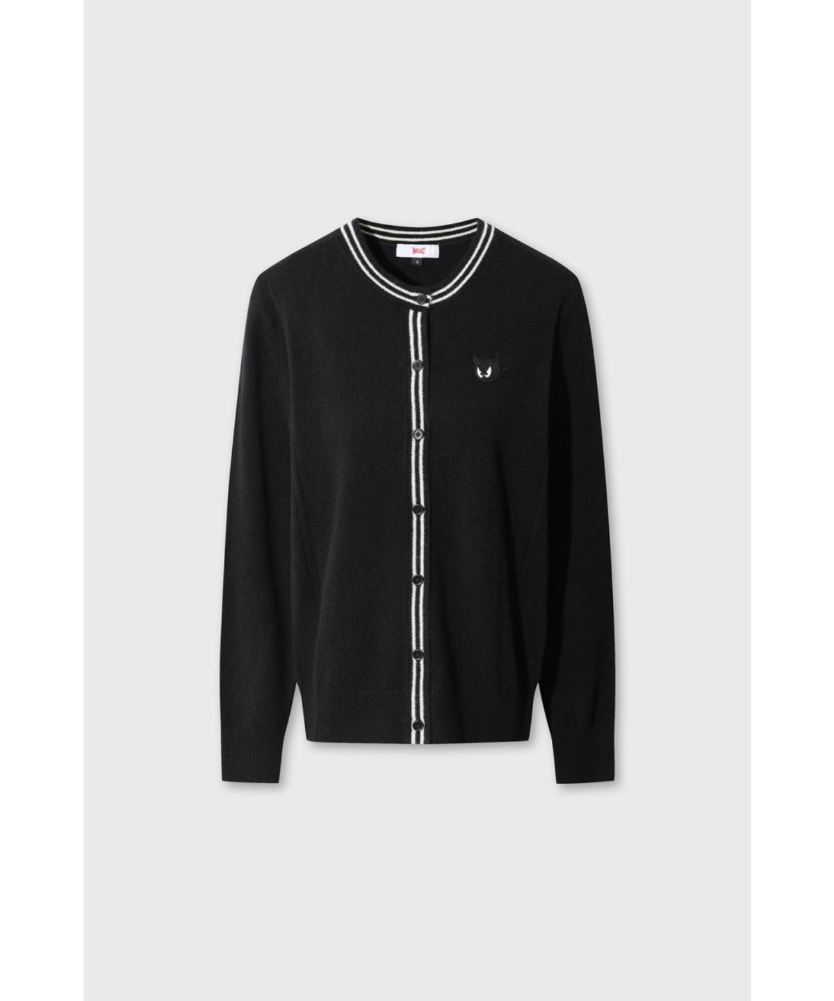 왁(WAAC) WTO Women Cashmere Wholegarment Cardigan WWWAW26731BKX