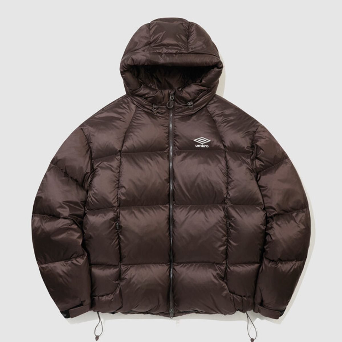 엄브로(UMBRO) 블랭킷 후드형 머스코비 덕 다운 자켓 브라운 UR424CDJO7