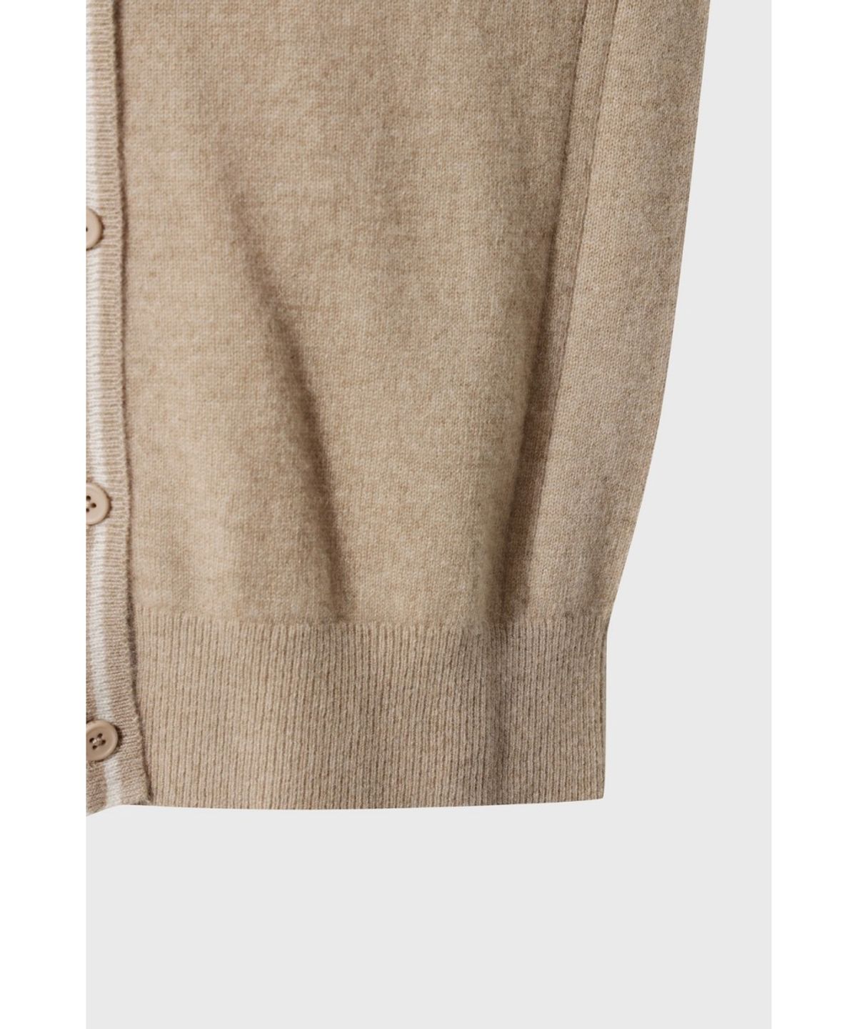 왁(WAAC) WTO Women Cashmere Wholegarment Cardigan WWWAW26731BEX