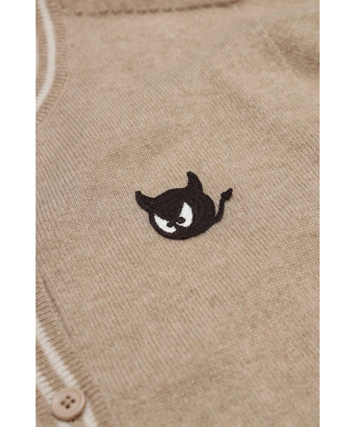 왁(WAAC) WTO Women Cashmere Wholegarment Cardigan WWWAW26731BEX