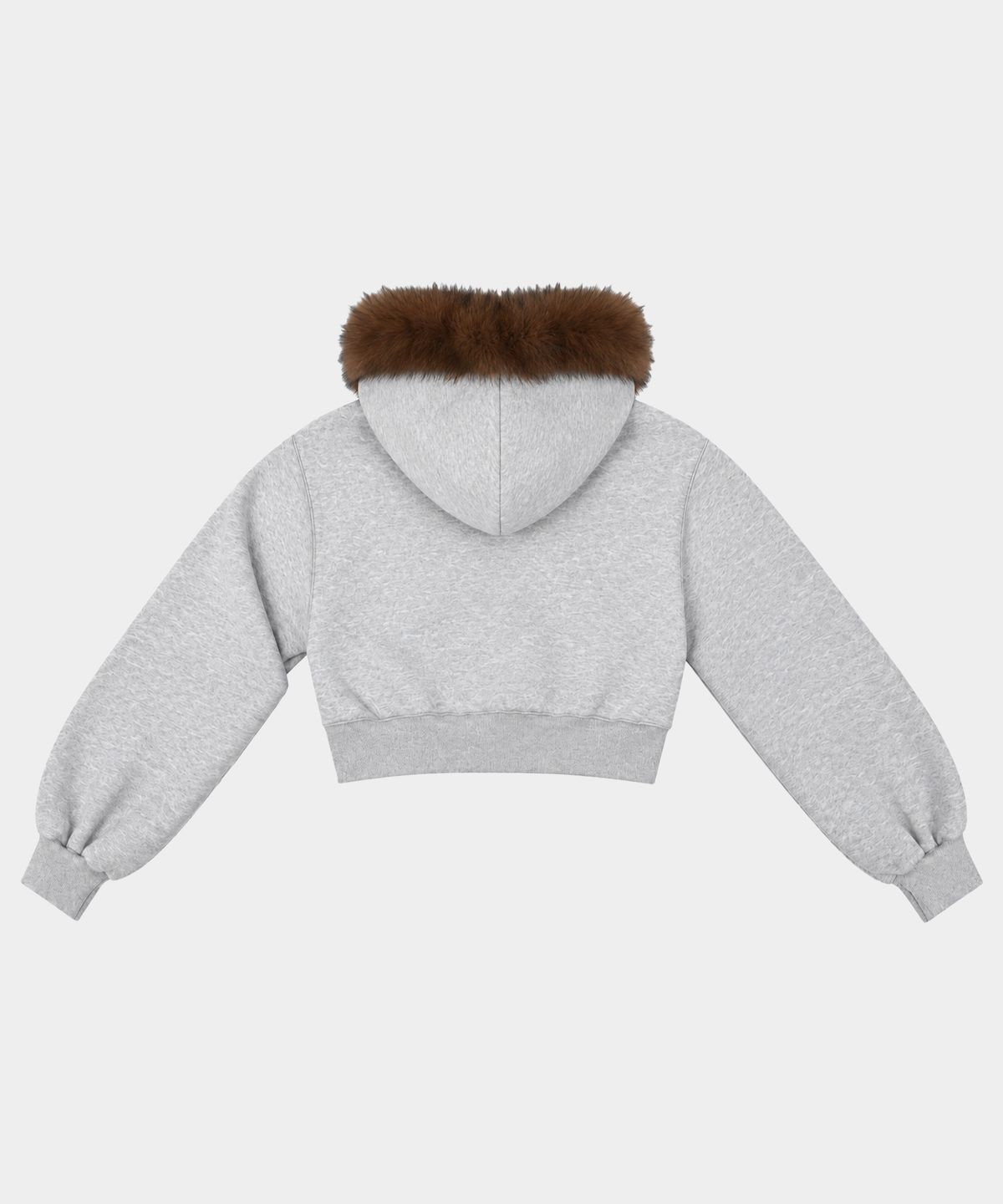 마이딥블루메모리즈(MY DEEP BLUE MEMORIES) (ZP) MM Hood Fur Jacket(GREY)