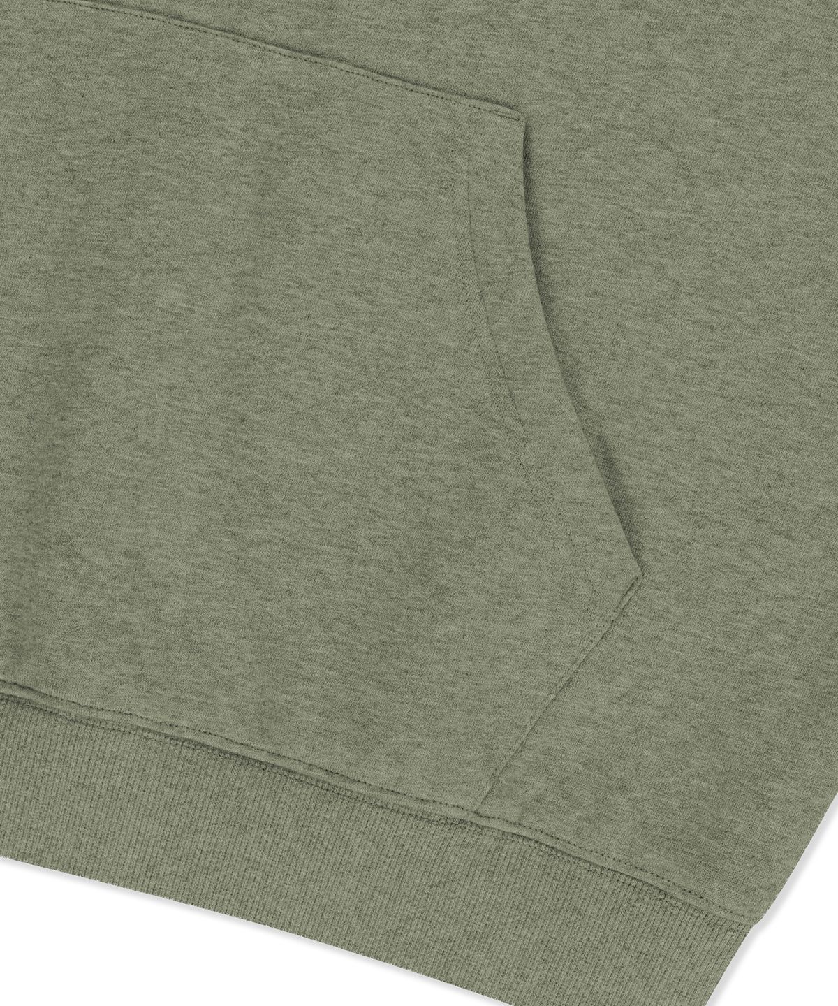 브라운브레스(BROWNBREATH) TAG HOODIE - MELANGE KHAKI