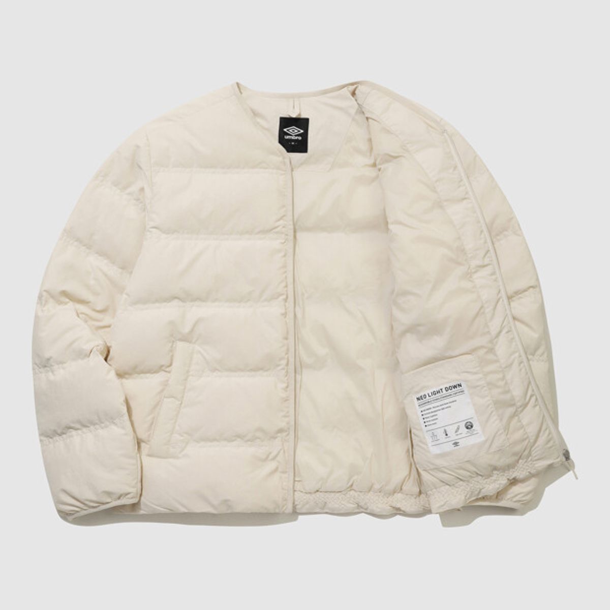 엄브로(UMBRO) 네오 라이트 경량 머스코비 덕 다운 자켓 아이보리 UR423CDJO1
