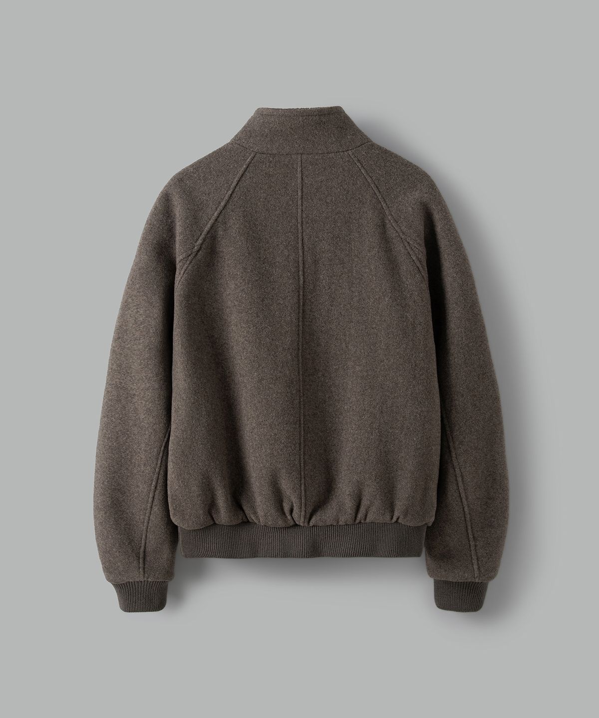 넌블랭크(NONBLANK) [무료반품][넌블랭크X패션플래닛] 울 블렌드 해링턴 블루종_TAUPE