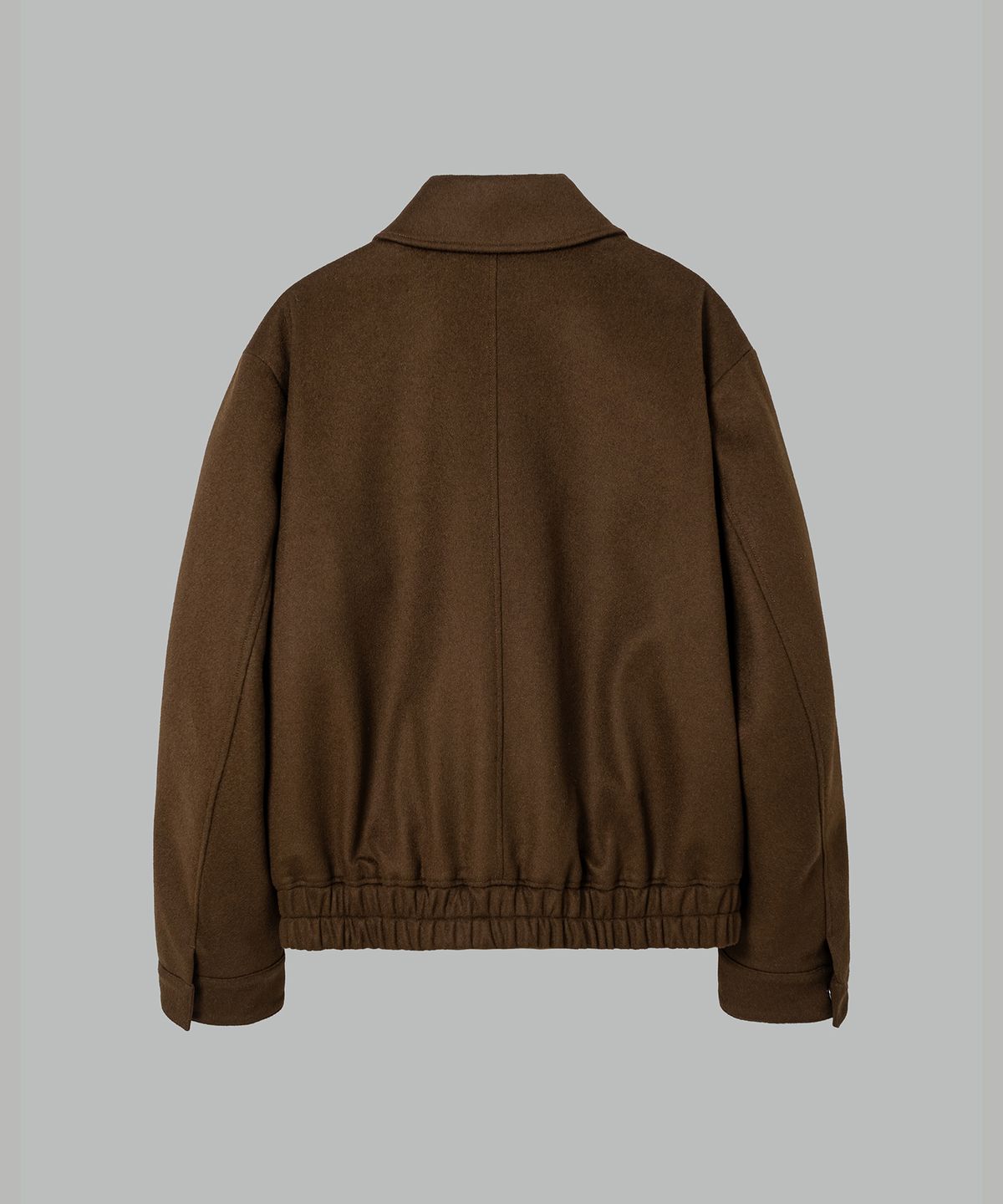 넌블랭크(NONBLANK) [넌블랭크x삭형] 캐시미어 블렌드 블루종_BROWN