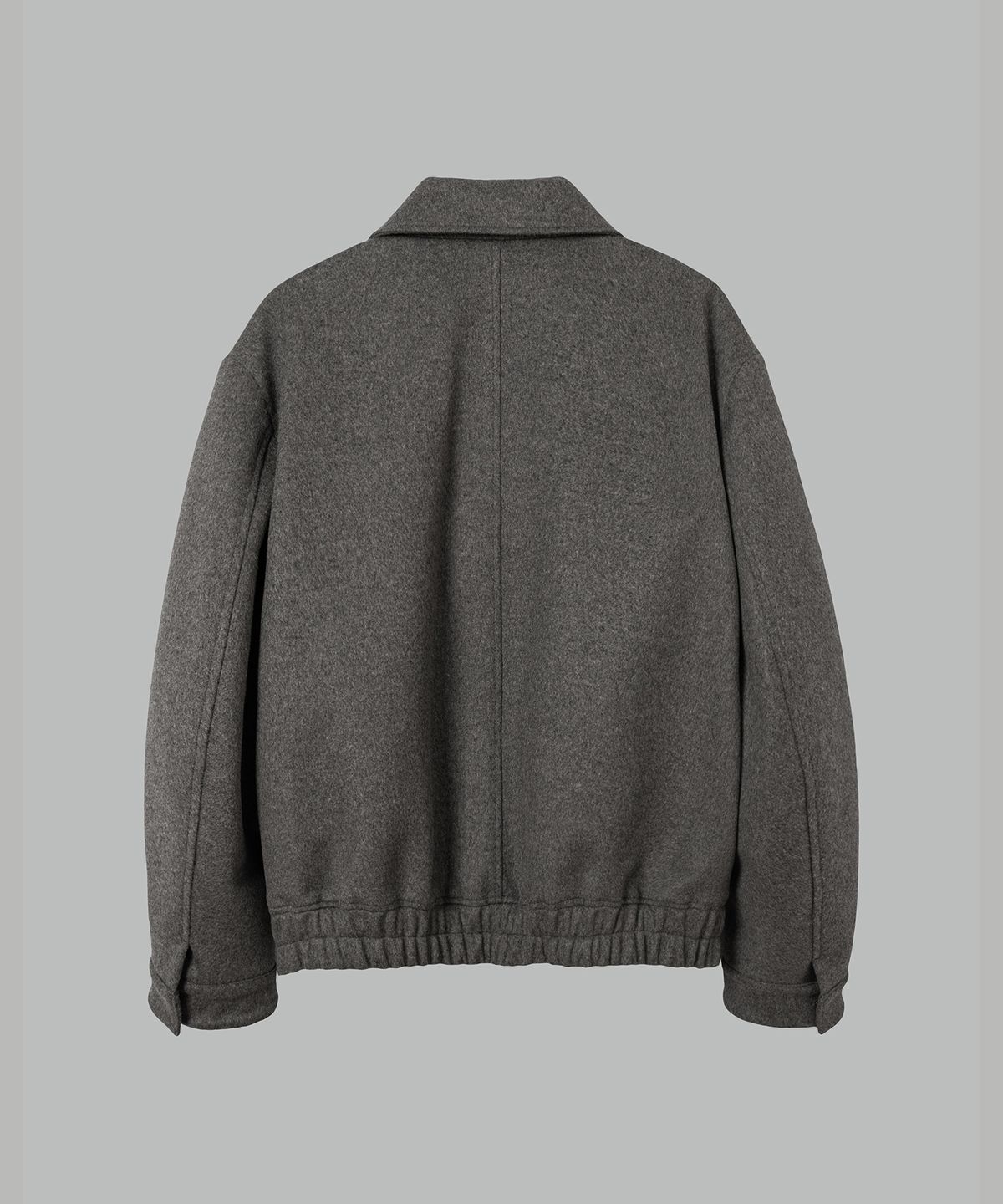 넌블랭크(NONBLANK) [넌블랭크x삭형] 캐시미어 블렌드 블루종_MELANGE GREY