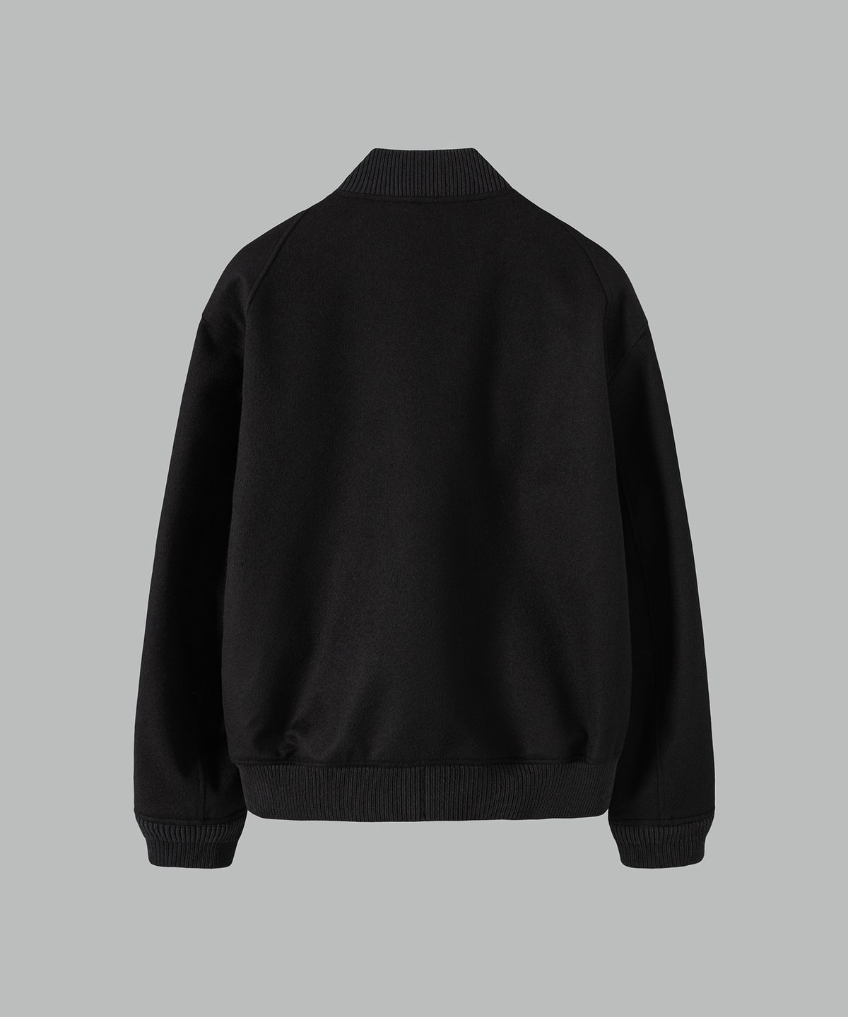 넌블랭크(NONBLANK) [넌블랭크X삭형]캐시미어 블렌드 탱커 자켓_BLACK