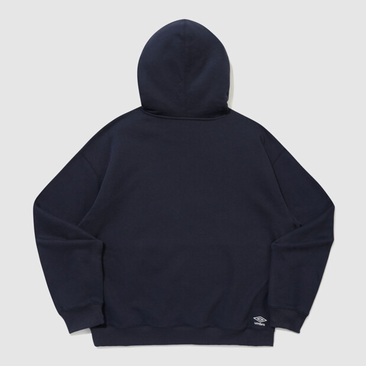 엄브로(UMBRO) 기모 아플리케 후드 티셔츠 네이비 UR421CHDO4