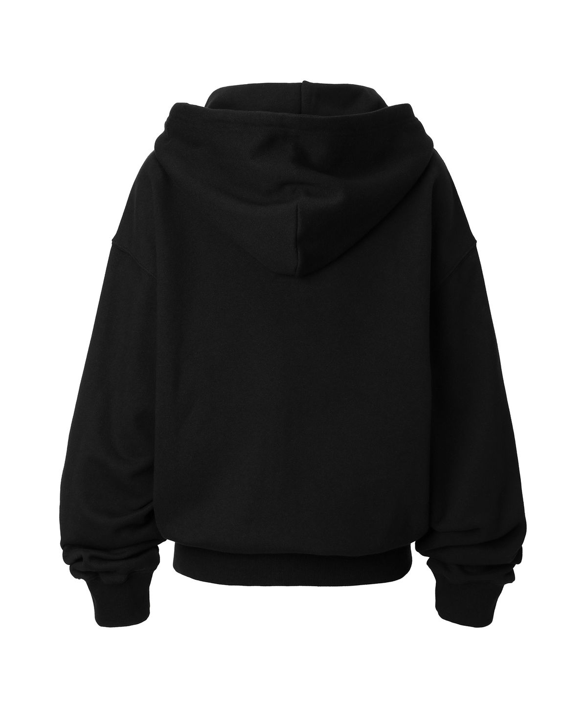 카키포인트(KHAKIPOINT) Cracked Graphic Hood Zip-up (black)