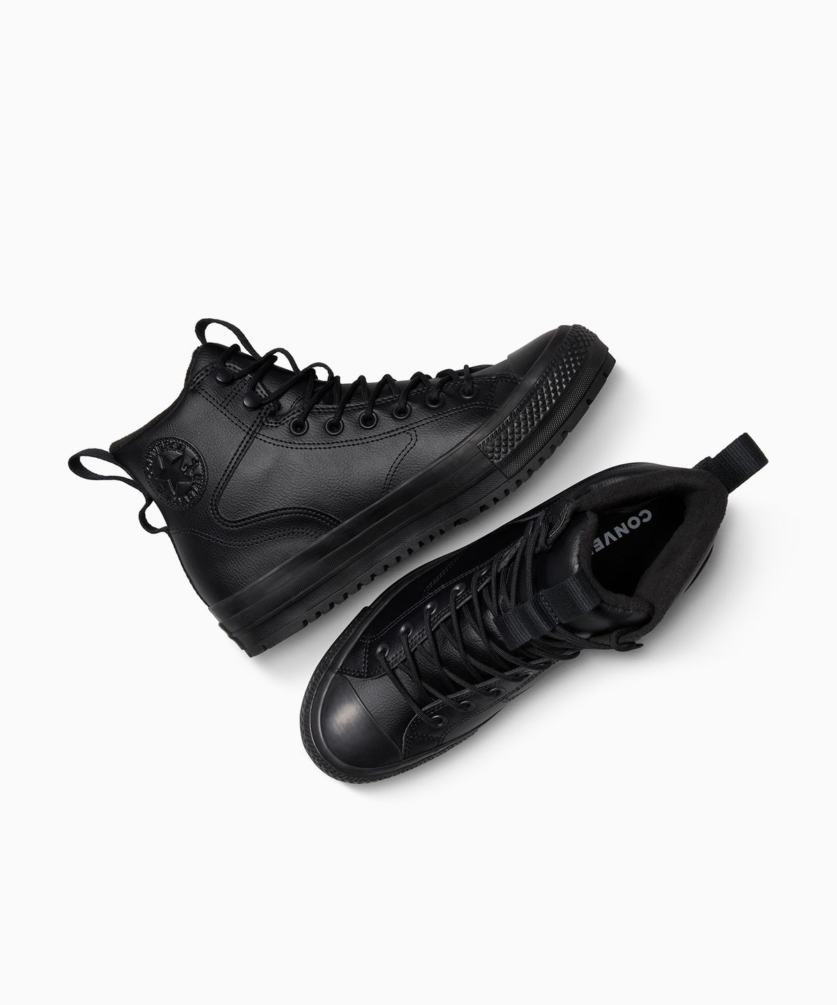 컨버스(CONVERSE) 척테일러 올스타 워터 리펠런트 하이커 부츠 레더 블랙 A13234C