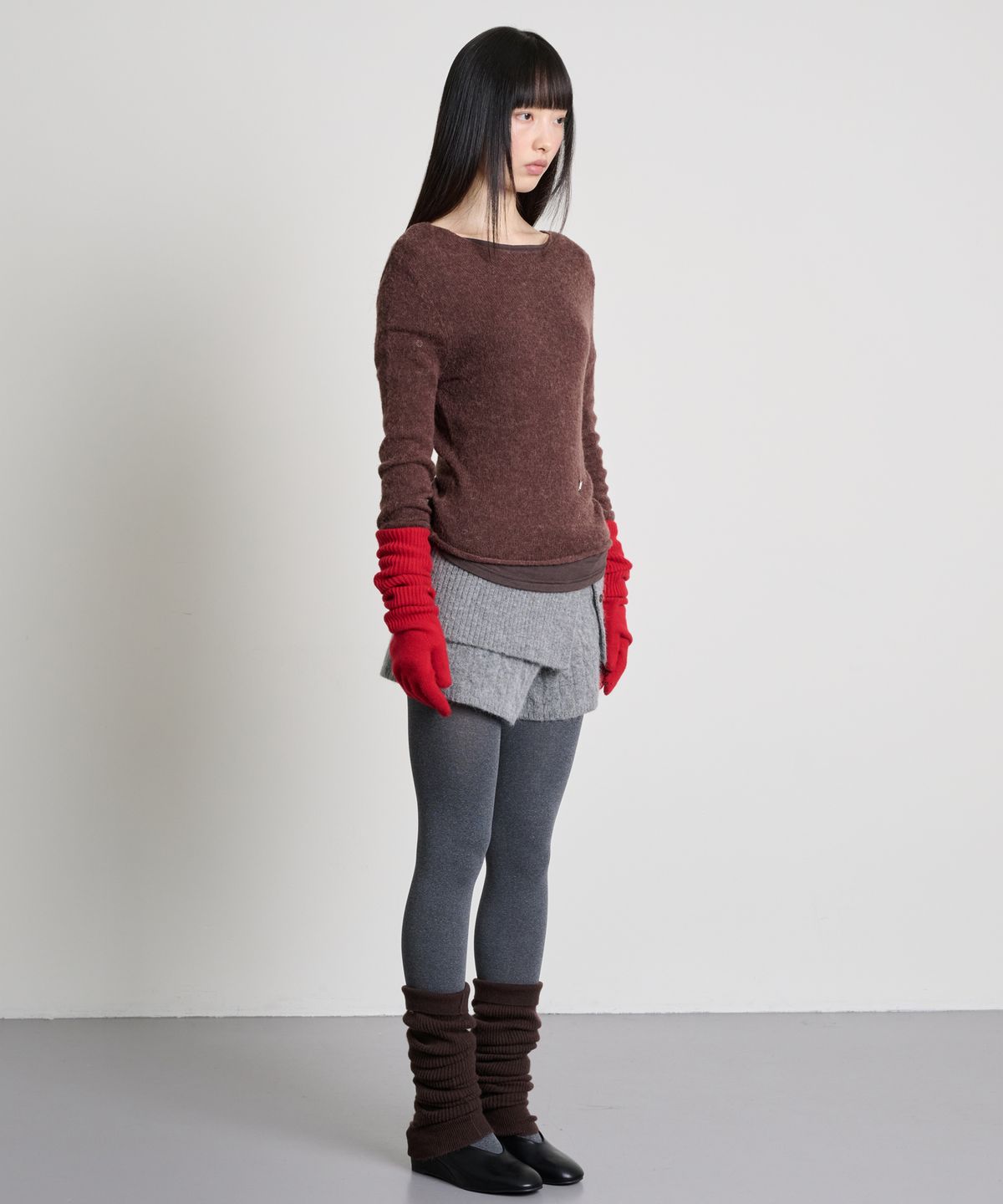 더애틋(THE AÉTUT) Alpaca Wool Sheer Boatneck Pullover_Red Brown