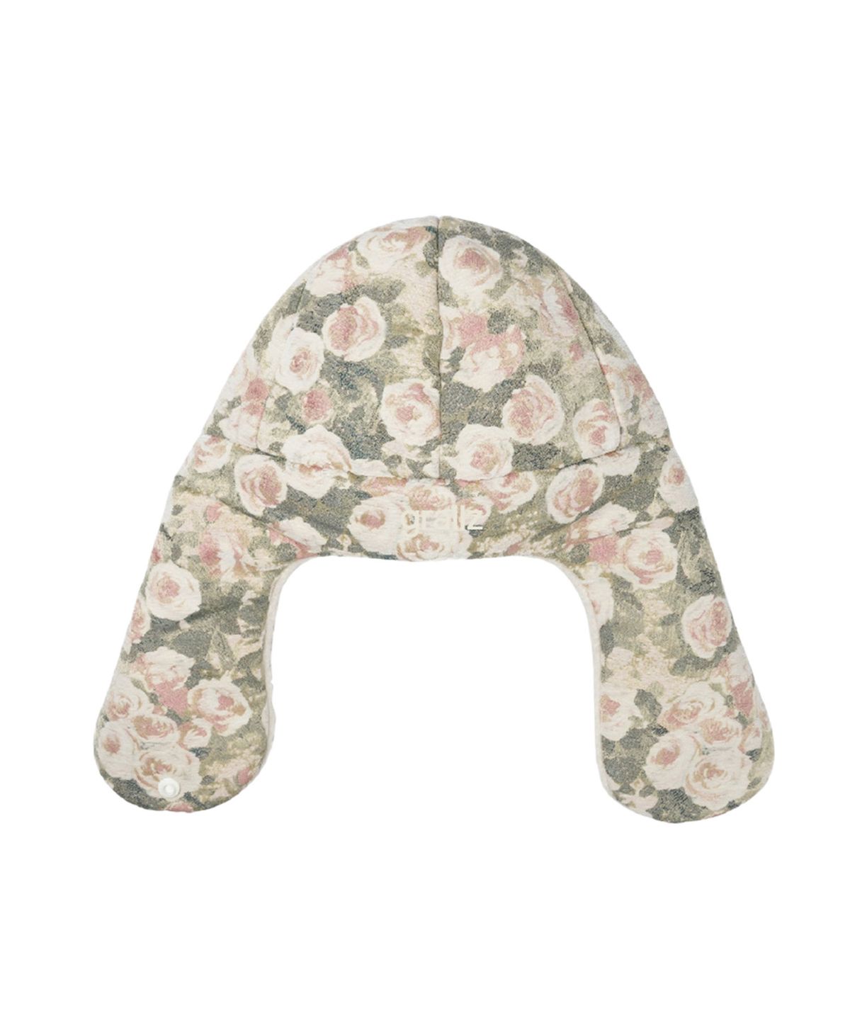 그레일즈(GRAILZ) FLOWER FUR EAR FLAP CAP [GREEN]