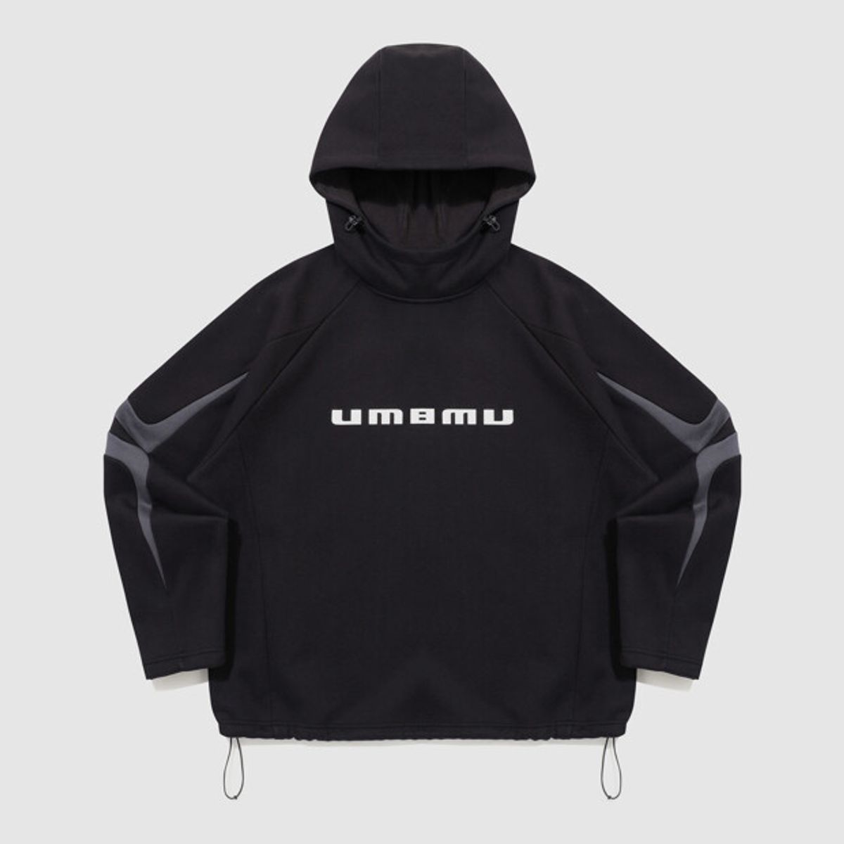 엄브로(UMBRO) 아이코닉 저지 트랙 후드 자켓 블랙 UR421SFTO8