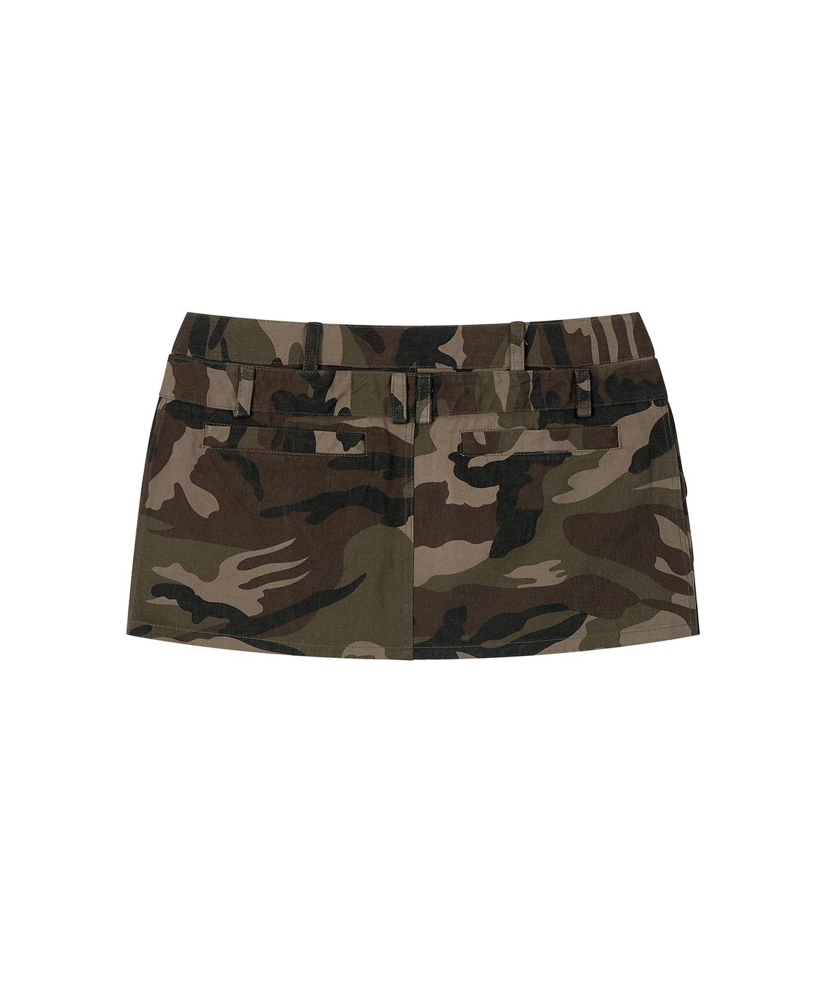 샌드릭(SANDRIC) Button Mini Skirt_CAMO