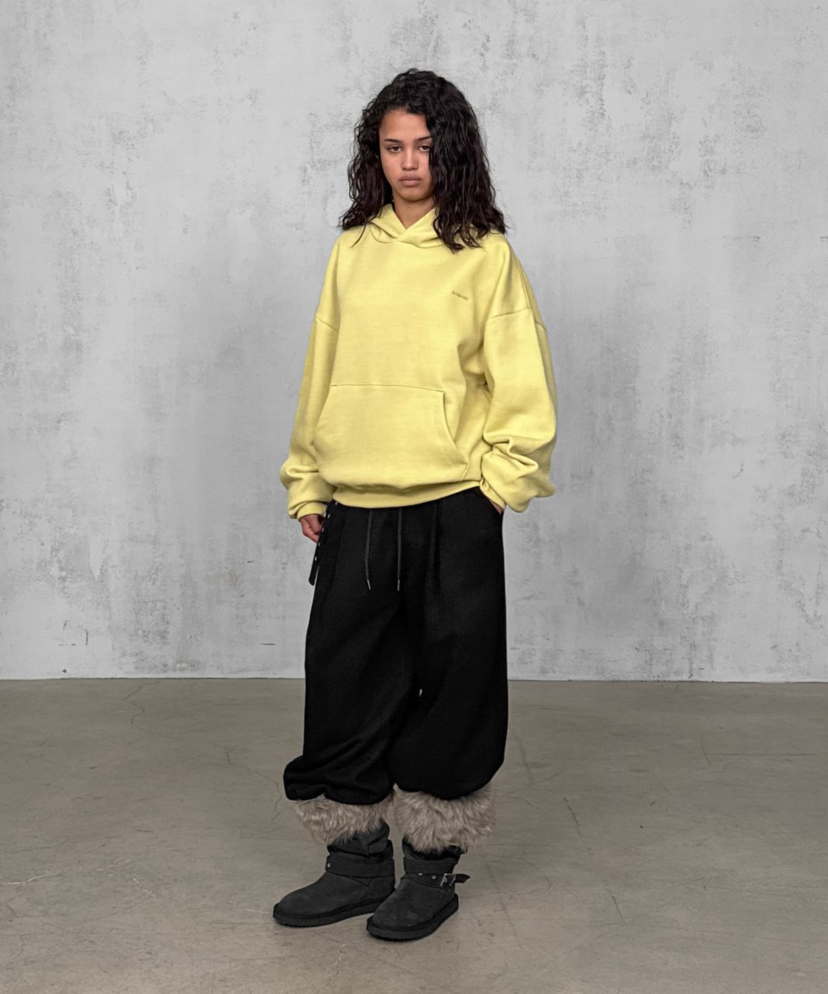 샌드릭(SANDRIC) Fur Boots_BLACK