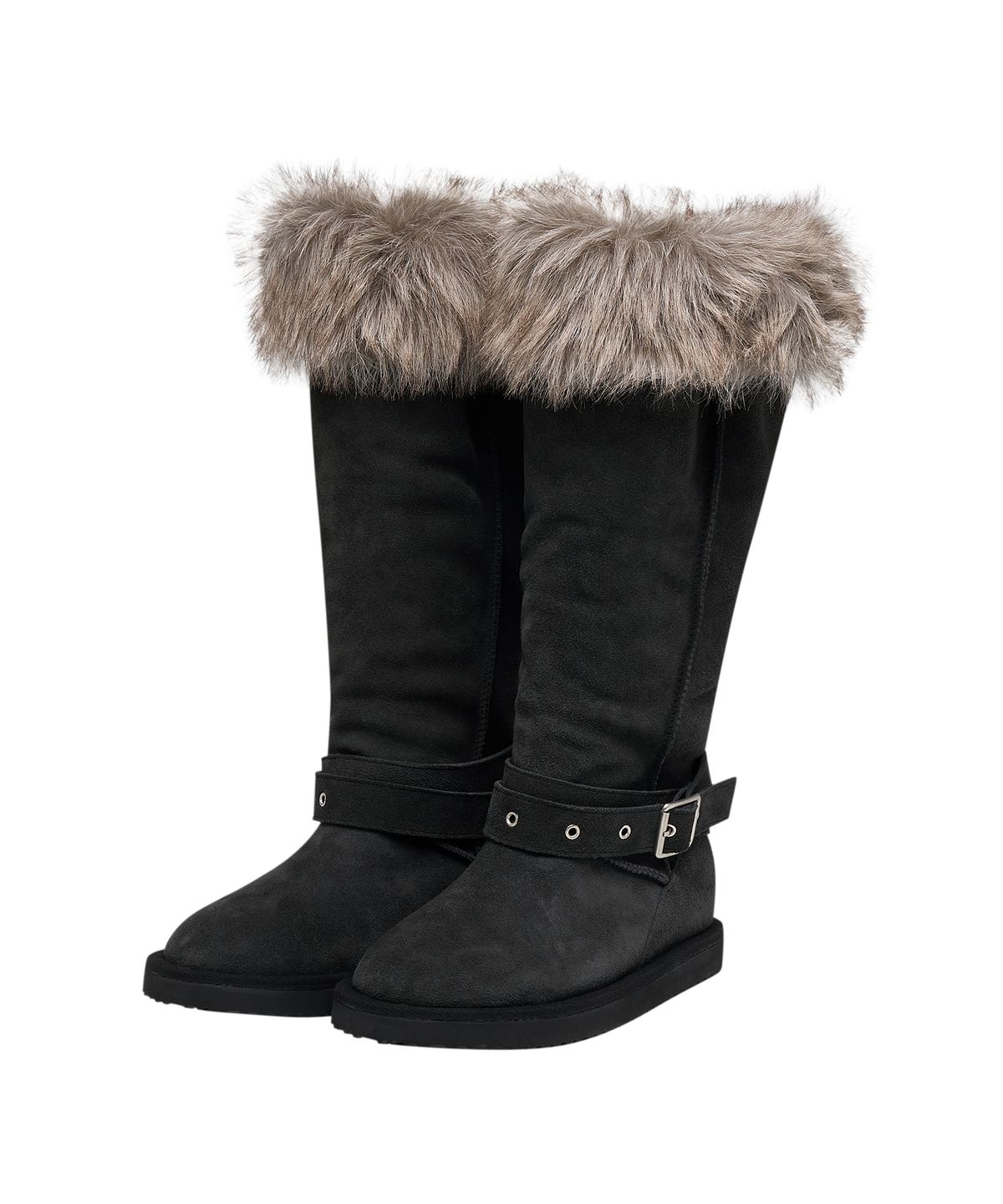 샌드릭(SANDRIC) Fur Boots_BLACK